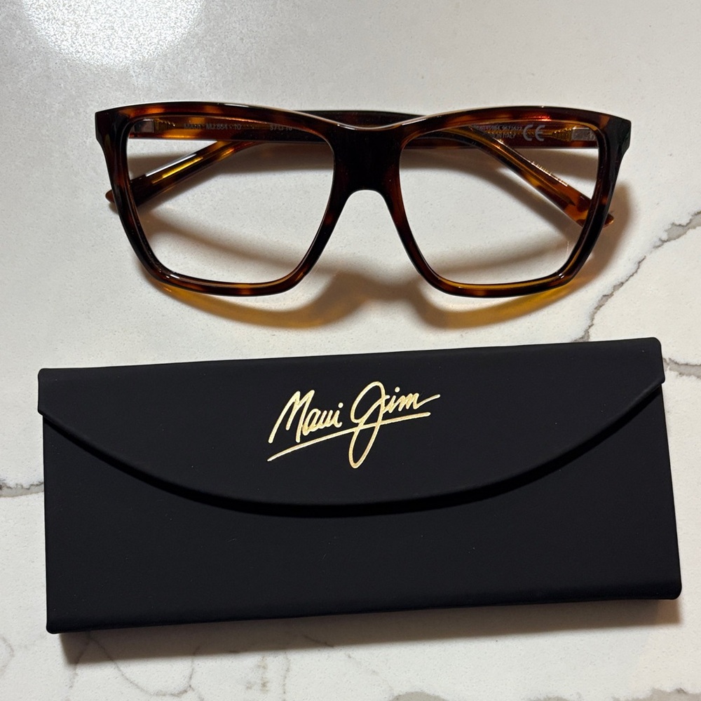 Maui Jim Men’s Tortoiseshell Cruzem Glasses